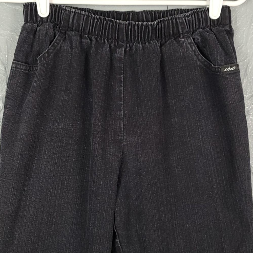 CHIC Vintage Black Tapered Leg Jeans - Picture 2 of 6